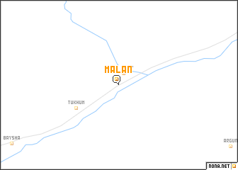 map of Malan