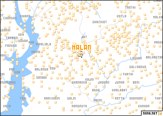 map of Mālān