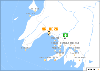 map of Malaora