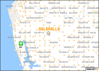 map of Malapalla