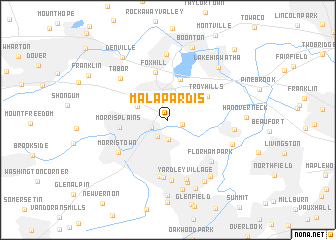 map of Malapardis