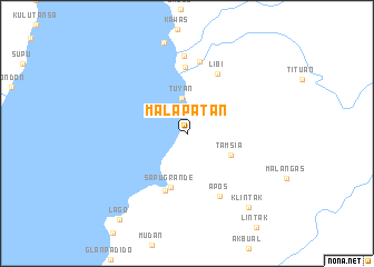 map of Malapatan