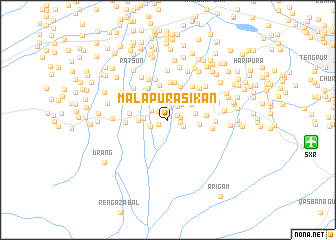 map of Mālāpura Sīkan