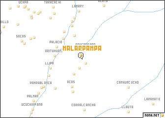 map of Malar Pampa