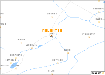 map of Malaryta