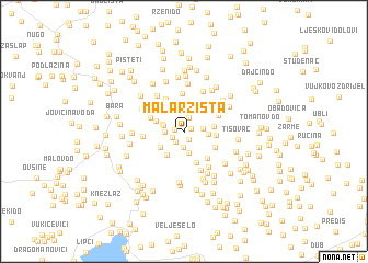 map of Mala Ržišta