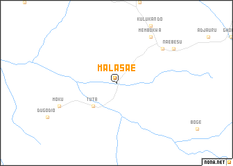 map of Malasae