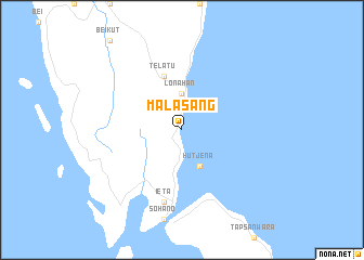 map of Malasang