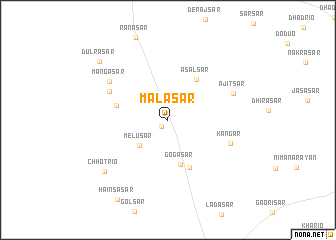 map of Mālāsar