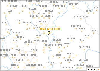 map of Malasenio
