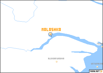 map of Malashka