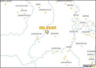 map of Malasian