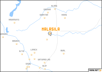 map of Malasila