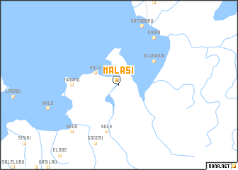 map of Malasi