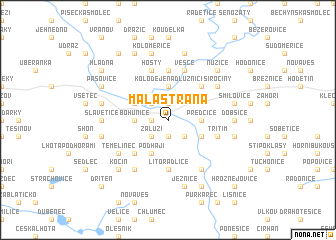 map of Malá Strana