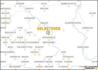 map of Malá Strana