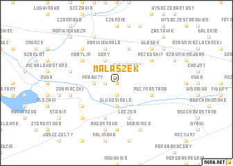 map of Malaszek