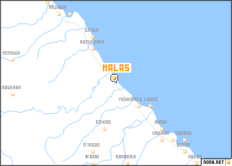 map of Malas