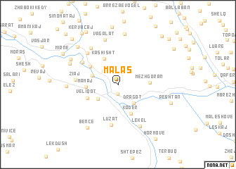 map of Malas