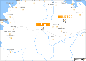 map of Malatag