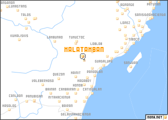 map of Malatamban