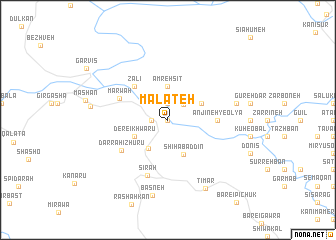 map of Mālateh