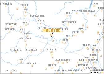 map of Malatog