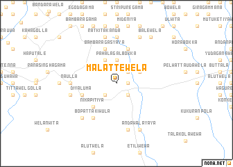 map of Malattewela
