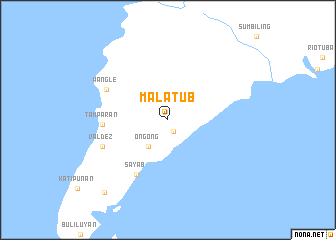 map of Malatub