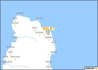 map of Malat