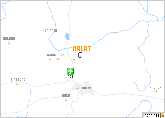 map of Malat