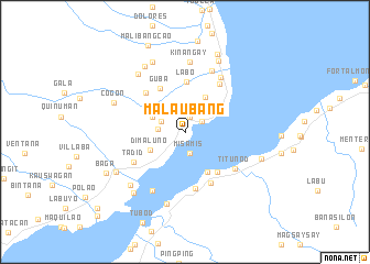 map of Malaubang