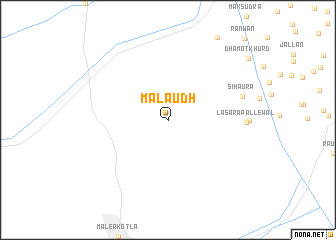 map of Malaudh