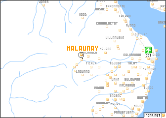 map of Malaunay