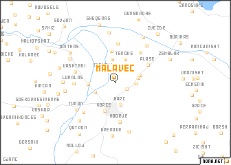 map of Malavec