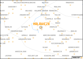 map of Malawicze