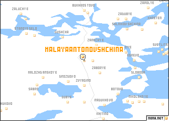 map of Malaya Antonovshchina