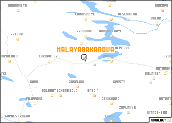 map of Malaya Bakanova
