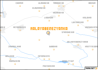 map of Malaya Berezyanka