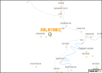 map of Malaya Biz\