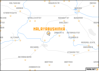 map of Malaya Bushinka