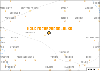 map of Malaya Chernogolovka