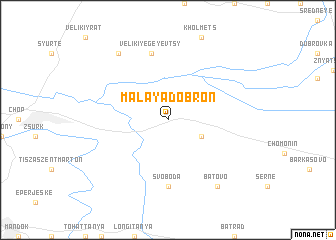 map of Malaya Dobronʼ