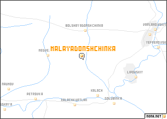 map of Malaya Donshchinka