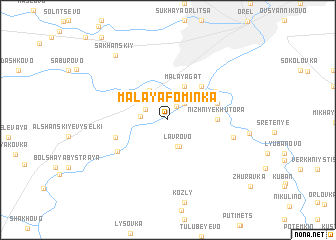 map of Malaya Fominka