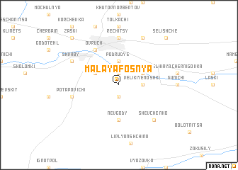 map of Malaya Fosnya