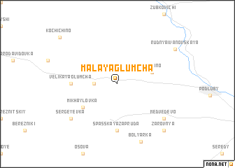 map of Malaya Glumcha