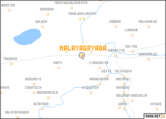 map of Malaya Gryada