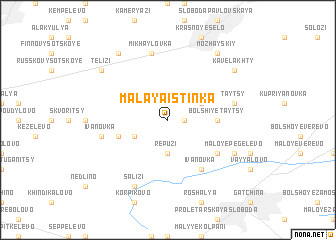 map of Malaya Istinka