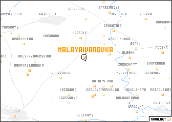 map of Malaya Ivanovka